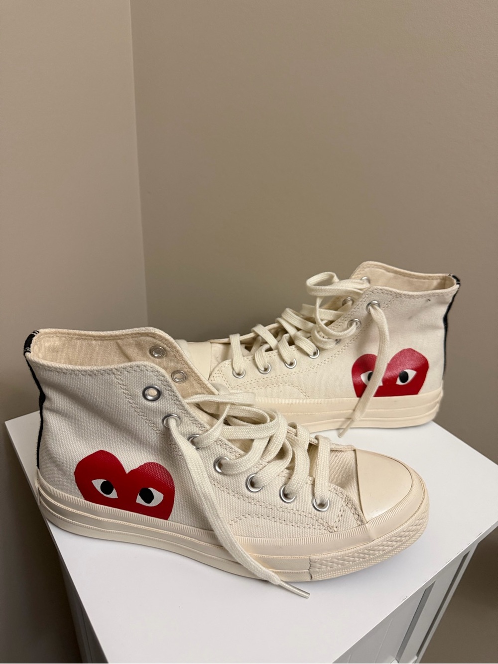 Canvas High-Top Converse Commes De Garçons Sneakers